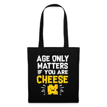 Fromage - Sac en tissu - noir - Devant