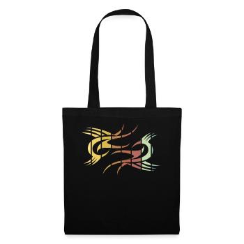 Vintage tribal - Sac en tissu - noir - Devant
