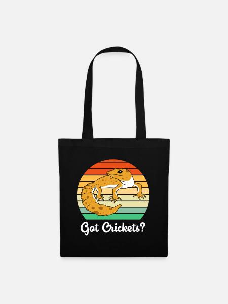 leopard gecko - Tote Bag - black