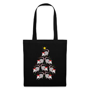 opossum - Tote Bag - black - Front