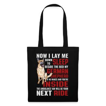 Bergers drôles Proverbes chiens Proverbes - Sac en tissu - noir - Devant