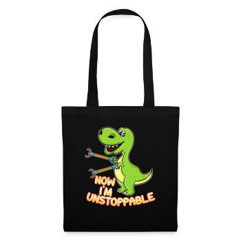 Now I Am Unstoppable - Stoffbeutel - Schwarz - Vorne