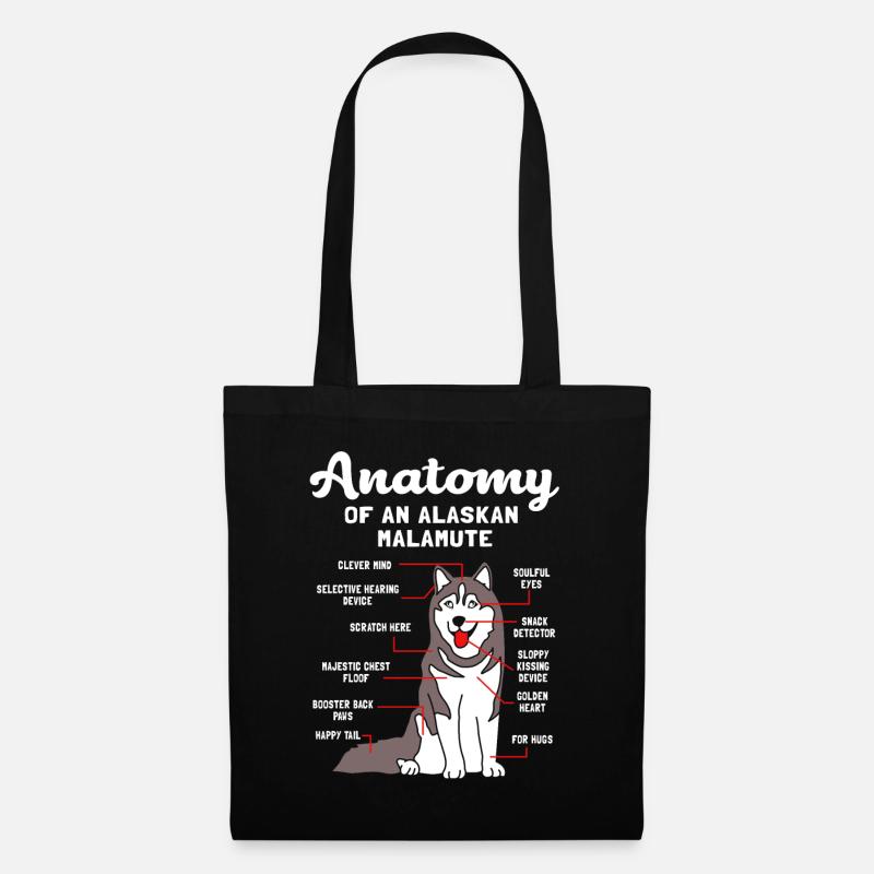 Malamute - Sac en tissu - noir