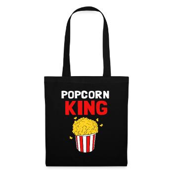 Popcorn King - Tote Bag - black - Front