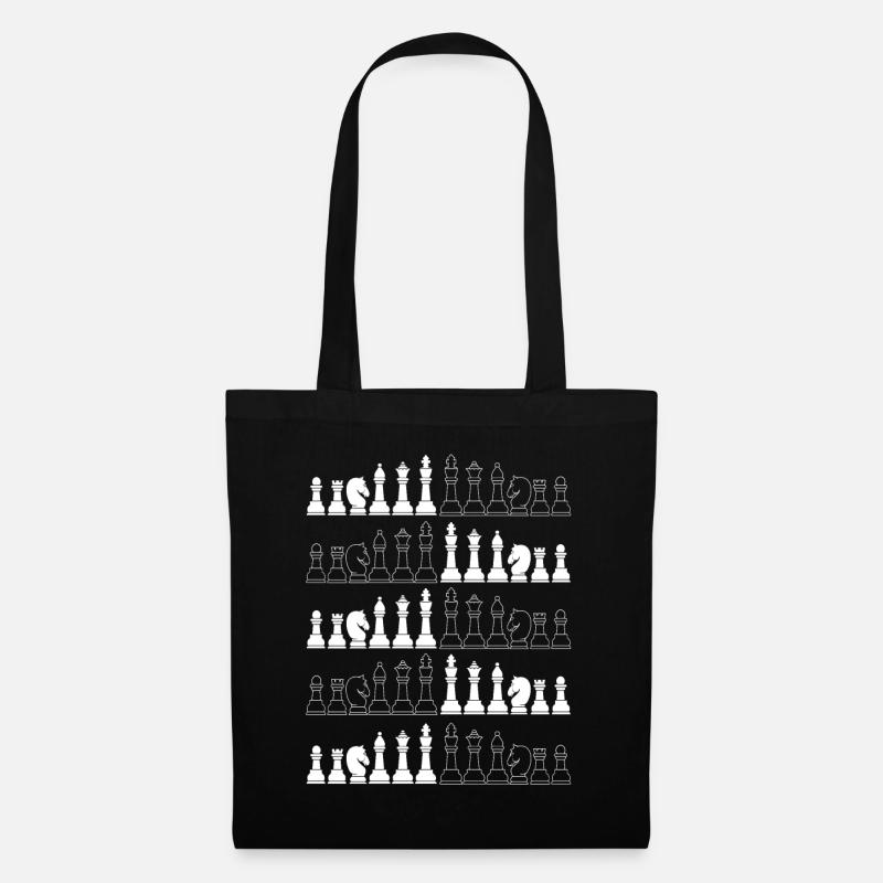 chess - Tote Bag - black