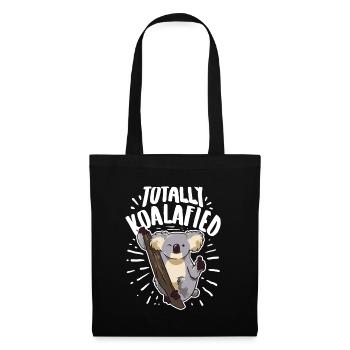 Totally Koalafied - Sac en tissu - noir - Devant