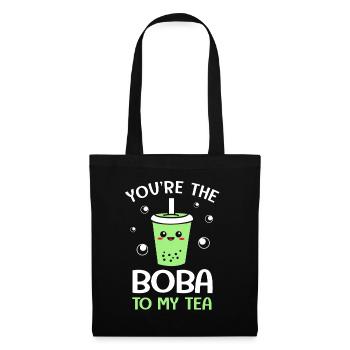 Bubble Tee Boba Tea - Stoffbeutel - Schwarz - Vorne