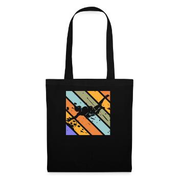Gardien de but - Sac en tissu - noir - Devant