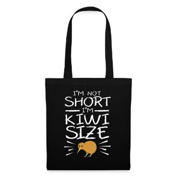 kiwi-oiseau kiwi - Sac en tissu - noir - Devant