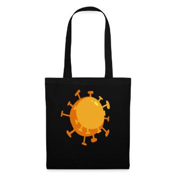 Pandémie de modèle de virus Corona - Sac en tissu - noir - Devant