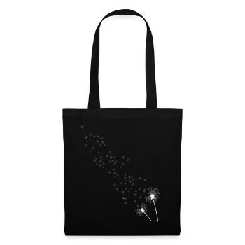 Pissenlit - Sac en tissu - noir - Devant