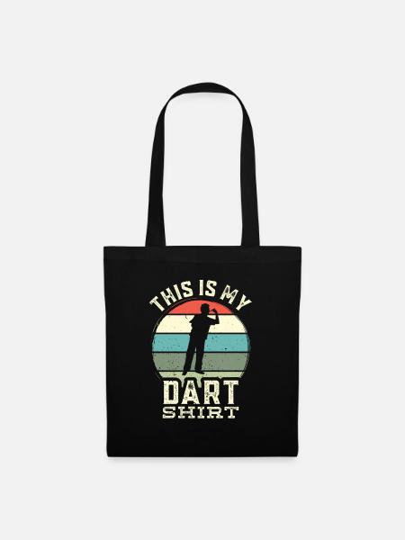 Dart , Dart Tshirt - Stoffbeutel - Schwarz