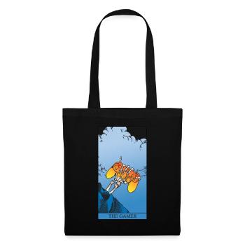 Gamer Tarotkarte cooles Gaming Gothic Design - Stoffbeutel - Schwarz - Vorne