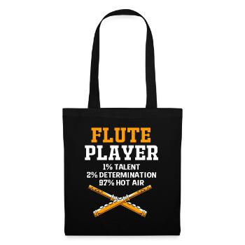 Flute - Tote Bag - black - Front