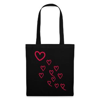 Heart - Tote Bag - black - Front