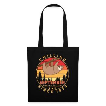 Born in 1973 September Vintage Gift Idea - Tote Bag - black - Front