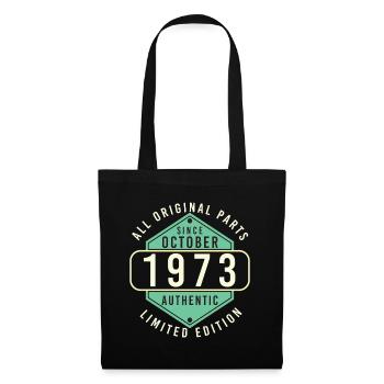 Born October 1973 Gift idea - Tote Bag - black - Front