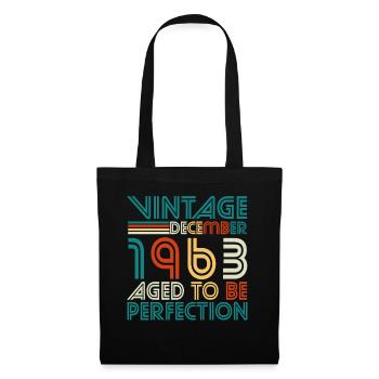 1963 In December Vintage - Tote Bag - black - Front