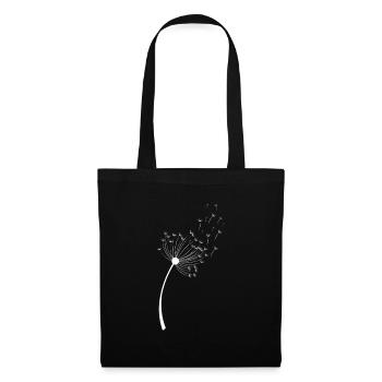 Pusteblume Knäuelgras Blanc - Sac en tissu - noir - Devant