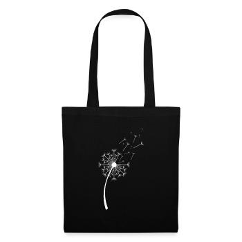 Pusteblume Knäuelgras Blanc - Sac en tissu - noir - Devant