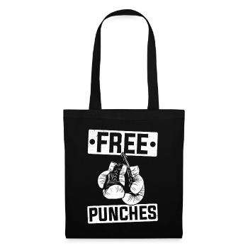 Boxer Free Punches Boxe - Sac en tissu - noir - Devant