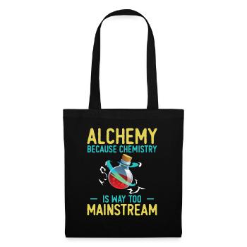 L’alchimie, parce que la chimie est beaucoup trop mainstream - Sac en tissu - noir - Devant
