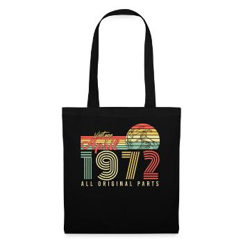 50e anniversaire 1972 Avril - Sac en tissu - noir - Devant