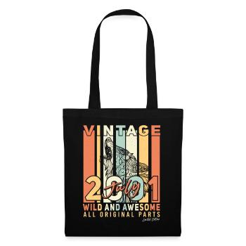 Cadeau Juillet 2001 - Sac en tissu - noir - Devant