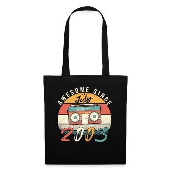 Month of birth July 2003 - Tote Bag - black - Front