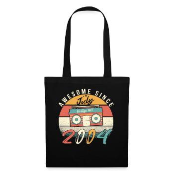 Juillet 2004 Enfin 18 ans - Sac en tissu - noir - Devant