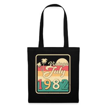 July 1982 40th birthday - Tote Bag - black - Front
