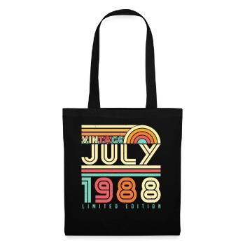 Born July 1988 - Tote Bag - black - Front