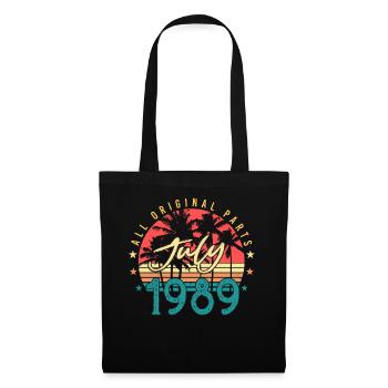 Année de construction 1989 Juillet - Sac en tissu - noir - Devant