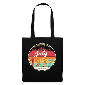 Coole Geschenkidee Für Juli 1997 - Stoffbeutel - Schwarz - Vorne