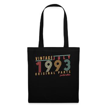 Year of construction 1993 in July - Tote Bag - black - Front