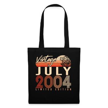 Juillet 2004 Enfin 18. - Sac en tissu - noir - Devant