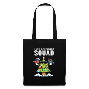 25 décembre Squad Sock Christmas Tree Gift - Sac en tissu - noir - Devant