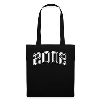 Année blanche 2002 - Sac en tissu - noir - Devant