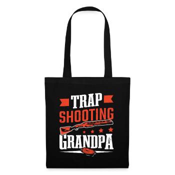 Shooting Grandpa Clay Skeet Shooting - Tote Bag - black - Front