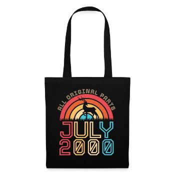 Geschenkidee Für Juli 2000 - Stoffbeutel - Schwarz - Vorne