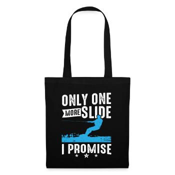 Une seule diapositive de plus que je promets wakeboard - Sac en tissu - noir - Devant