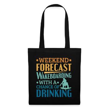 Prévisions du week-end Wakeboard Wakeboard - Sac en tissu - noir - Devant