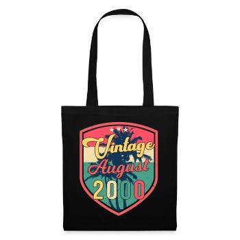 Meilleur mois de naissance Août 2000 - Sac en tissu - noir - Devant