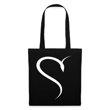Simple Half Wise Heart - Tote Bag - black - Front