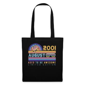 Born in August 2001 - Tote Bag - black - Front