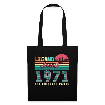 Légende d’août 1971 - Sac en tissu - noir - Devant