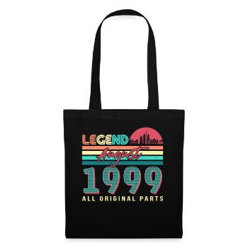 Birthday greeting August 1999 - Tote Bag - black - Front