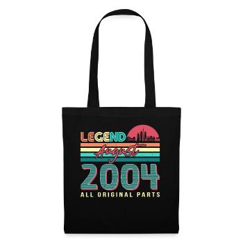 2004 En août enfin 18. - Sac en tissu - noir - Devant
