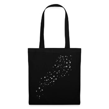 Stardust Blanc - Sac en tissu - noir - Devant