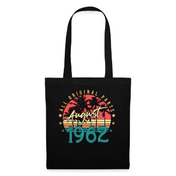 1962 In August 60th birthday - Tote Bag - black - Front